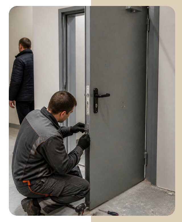 Ремонт противопожарной двери в Георгиевске по цене 6700 р. | ДвериЛегко-Грг